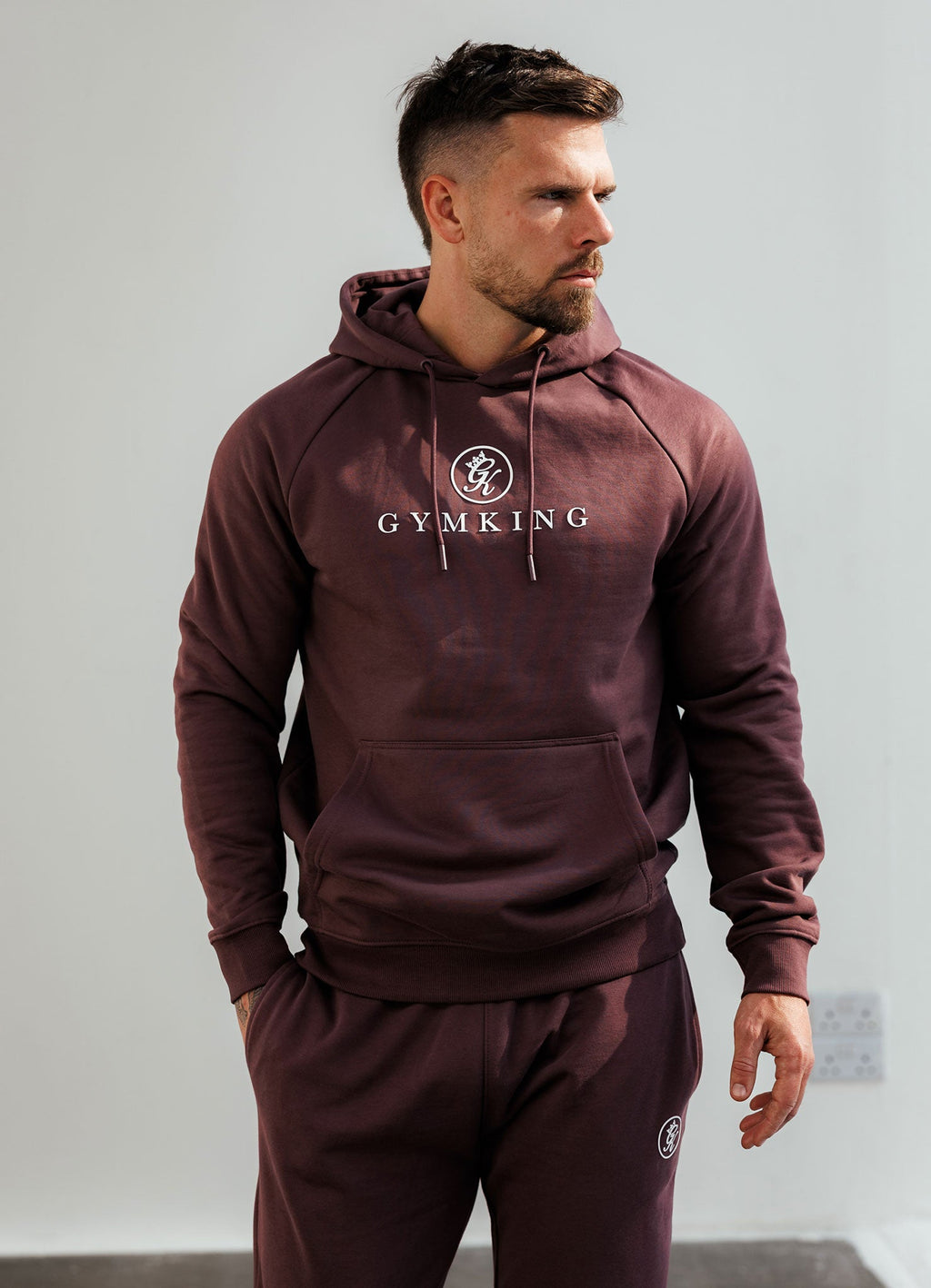 Gym King Pro Hoodie - Deep Plum