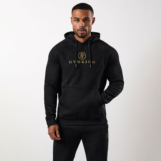 Gym King Pro Hoodie - Black/Gold