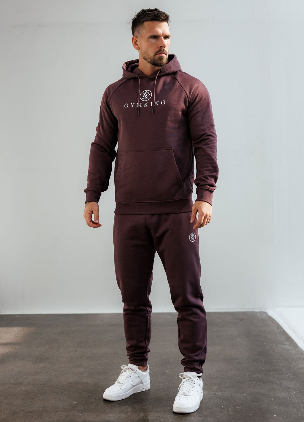 Gym King Pro Hoodie - Deep Plum