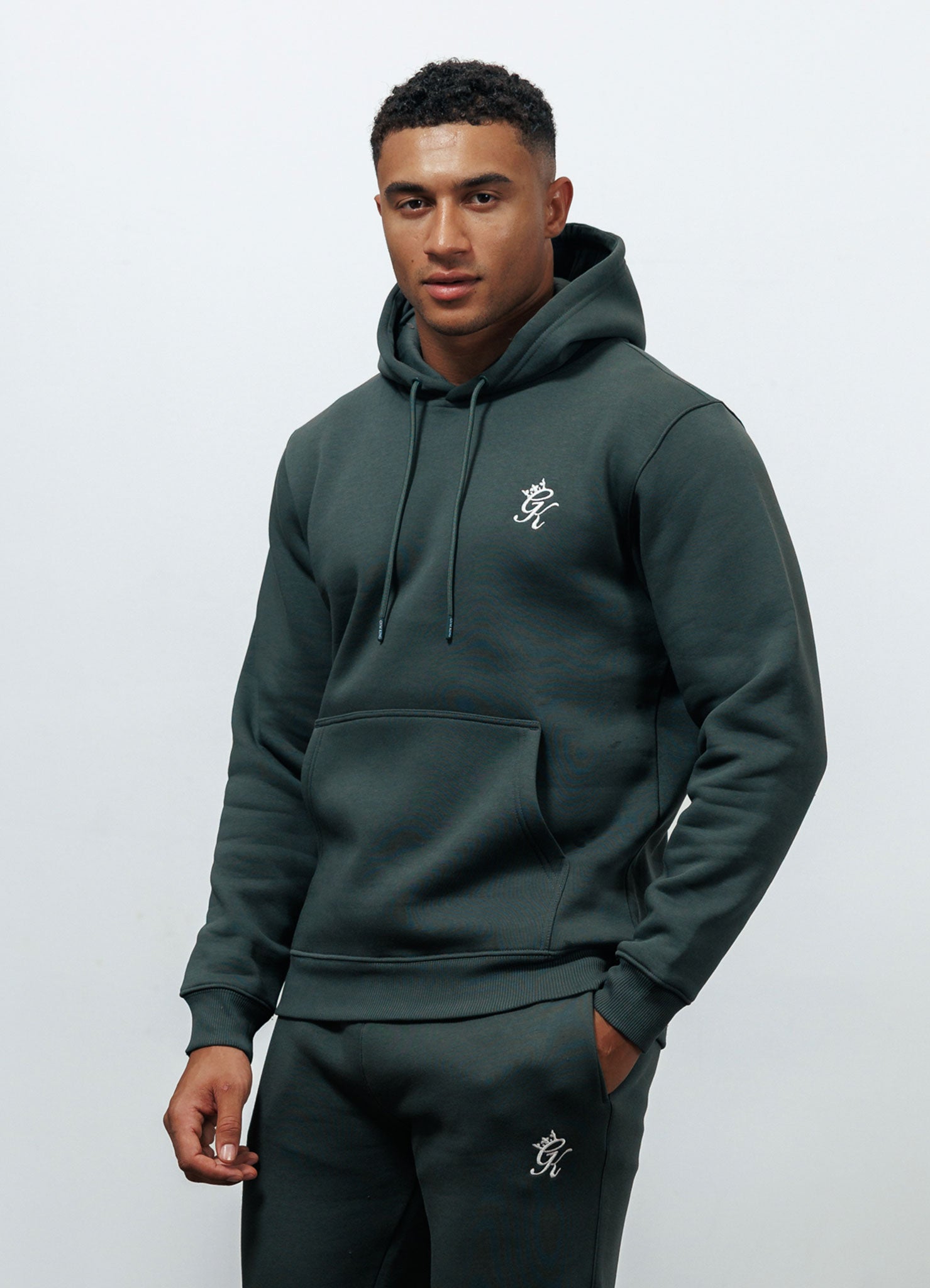 Gym King Fundamental Fleece Hoodie - Forest Green