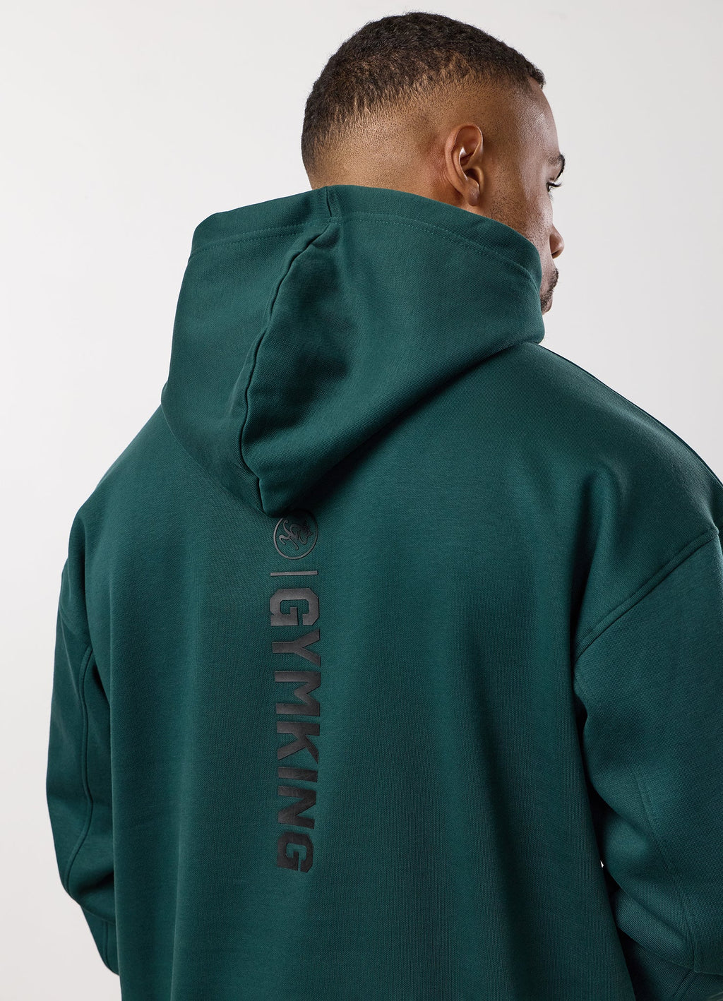 Gym King Aventus Fleece Hoodie - Deep Forest Green