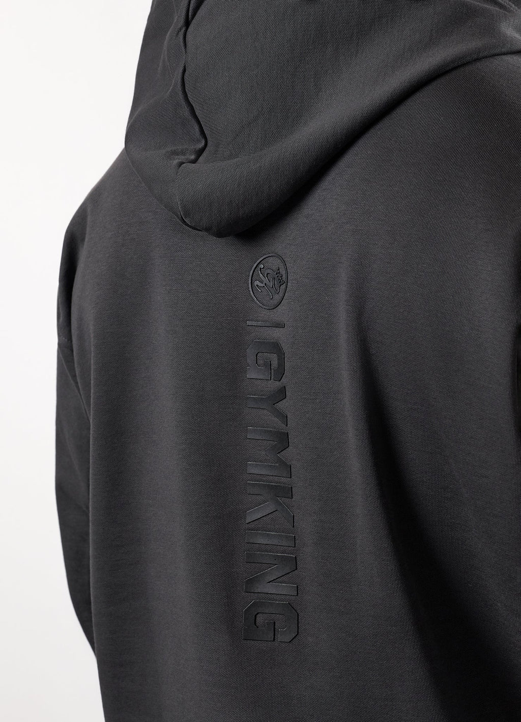 Gym King Aventus Fleece Hoodie - Dark Pewter