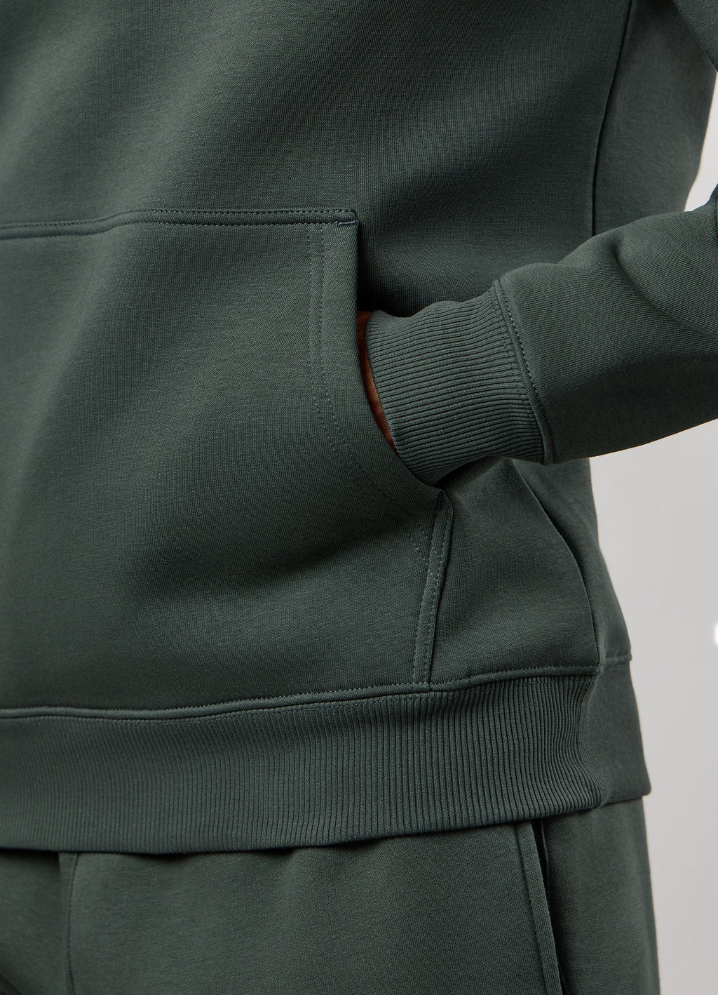 Gym King Fundamental Fleece Hoodie - Forest Green