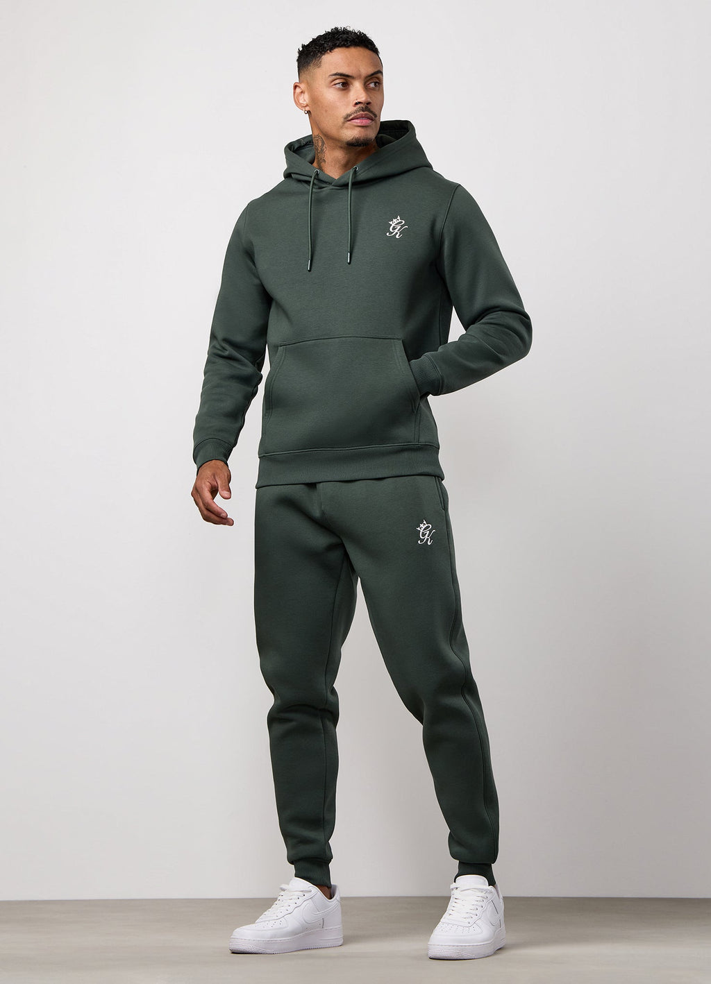 Gym King Fundamental Fleece Hoodie - Forest Green