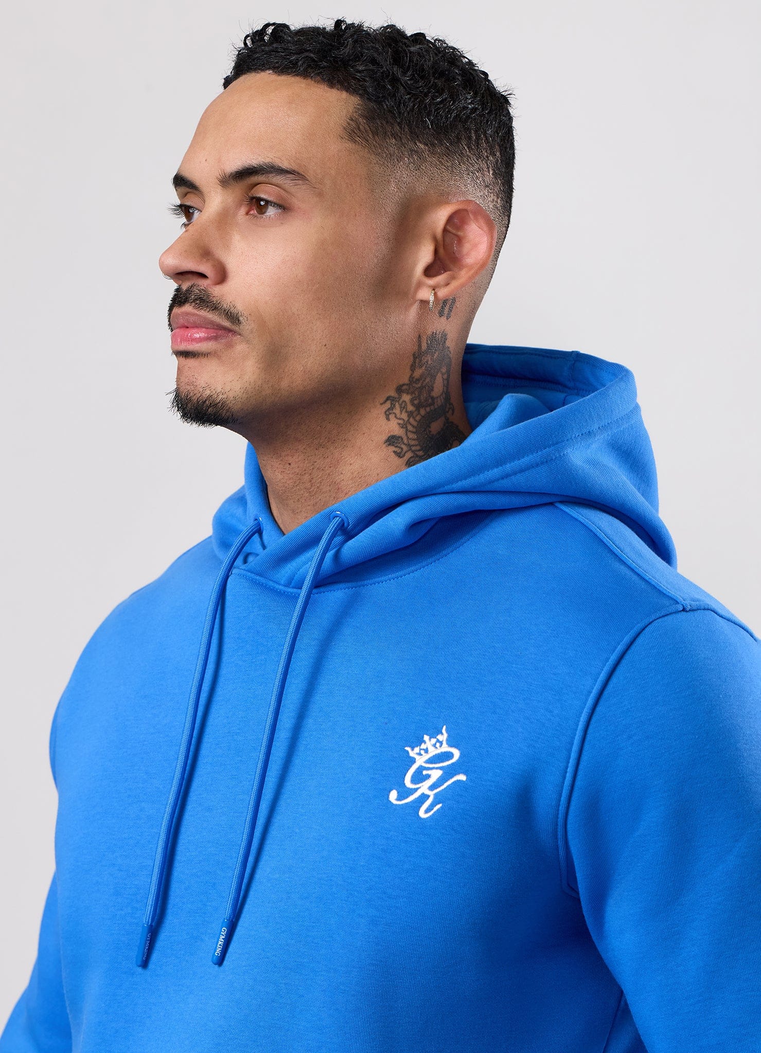 Gym King Fundamental Hoodie - Blue Surge