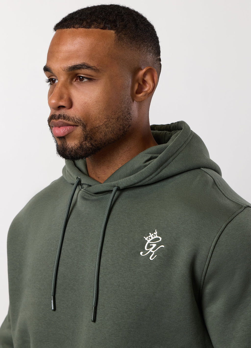 Gym King Fundamental Fleece Hoodie - Deep Olive