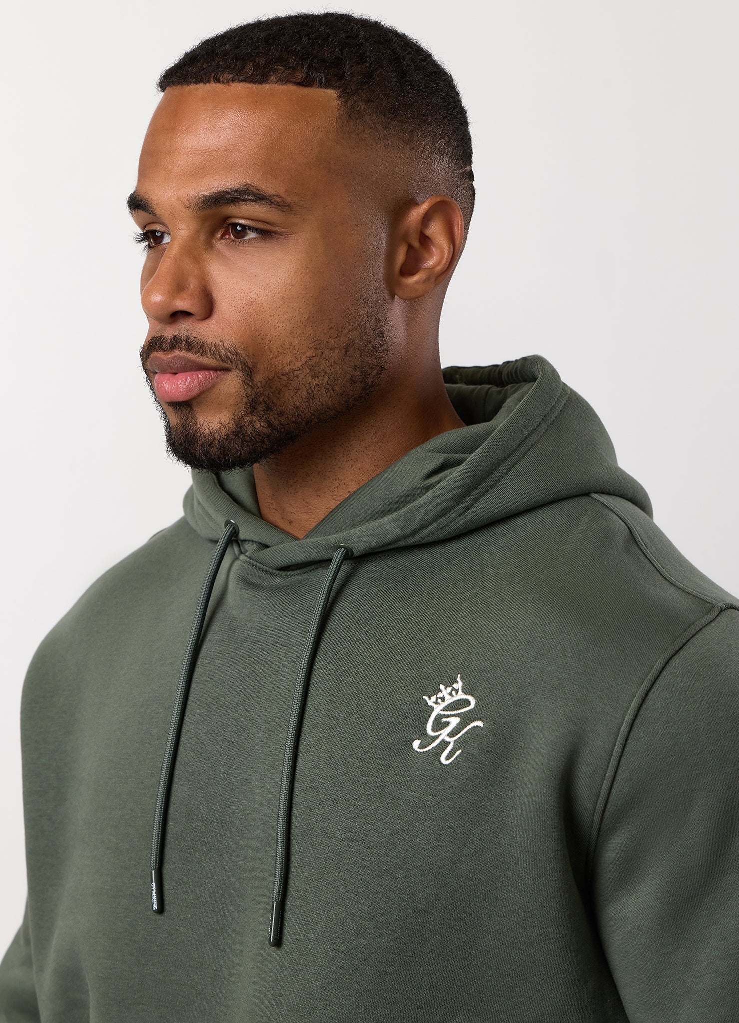 Gym King Fundamental Fleece Hoodie - Deep Olive