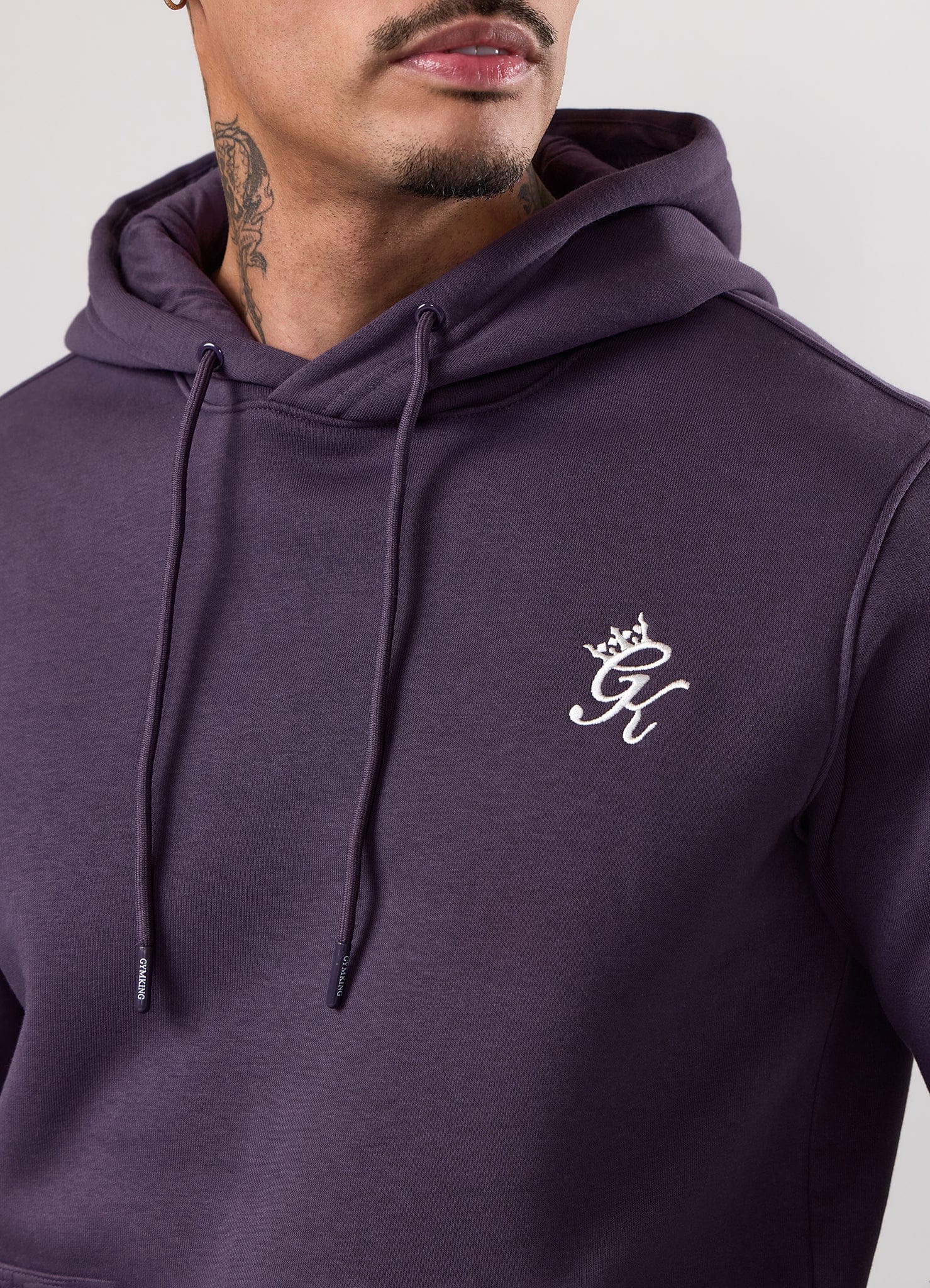 Gym King Fundamental Hoodie - Deep Purple