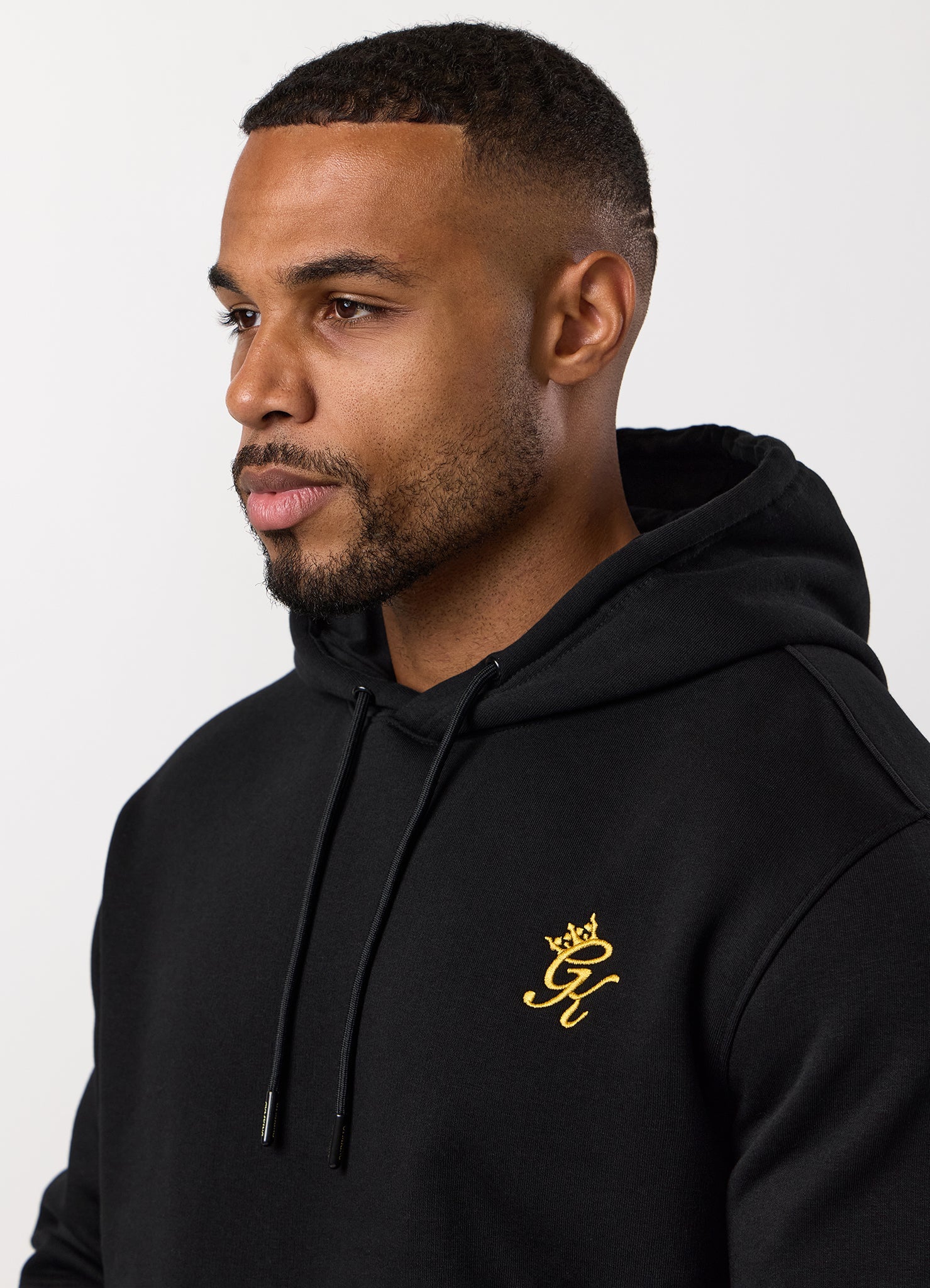 Gym King Fundamental Fleece Hoodie - Black/Gold