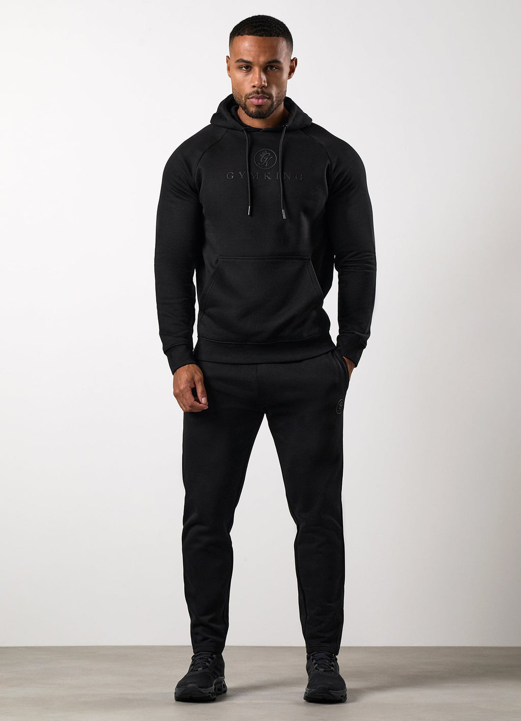 Gym King Pro Hoodie - Black/Black