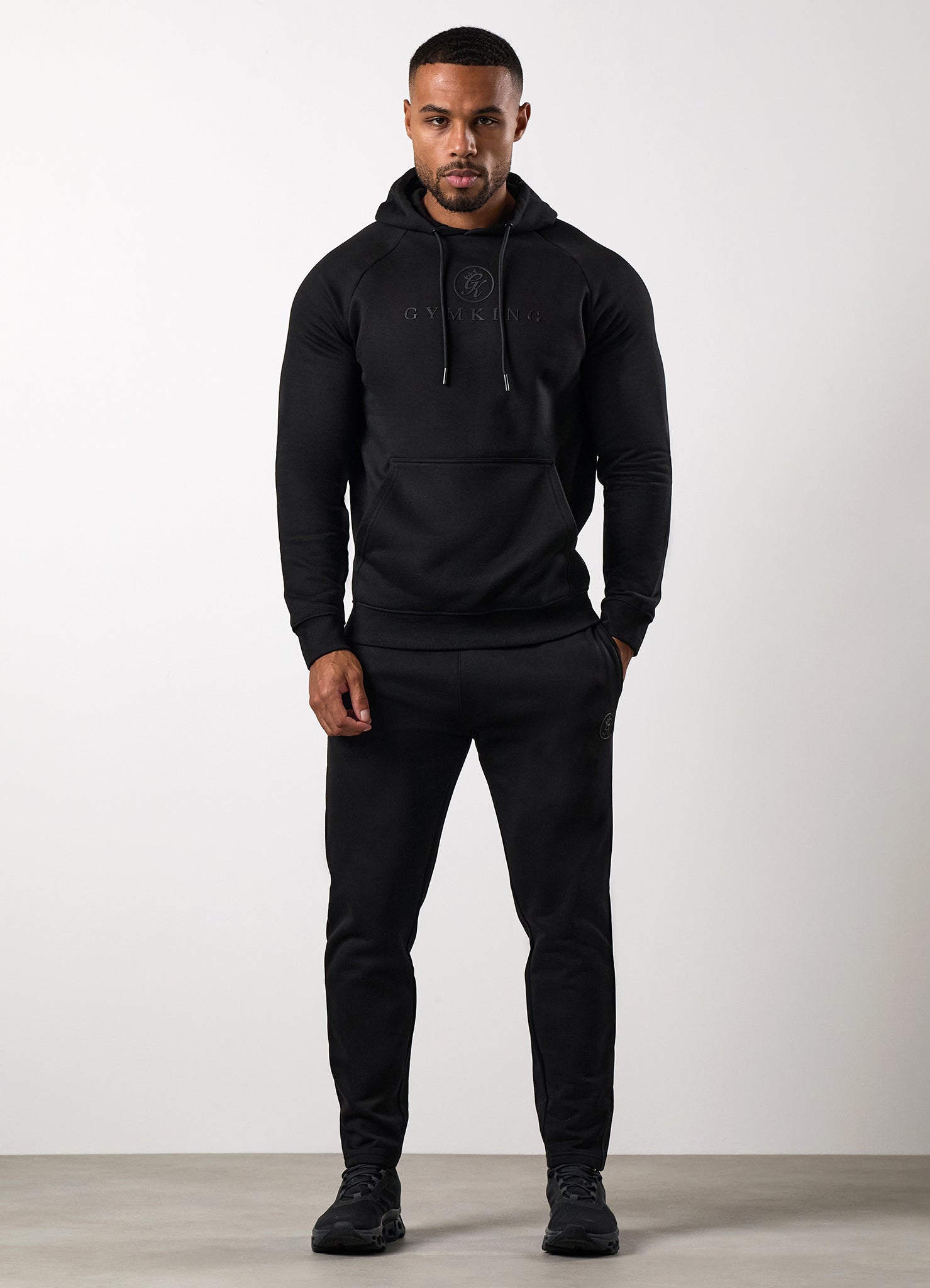 Gym King Pro Hoodie - Black/Black