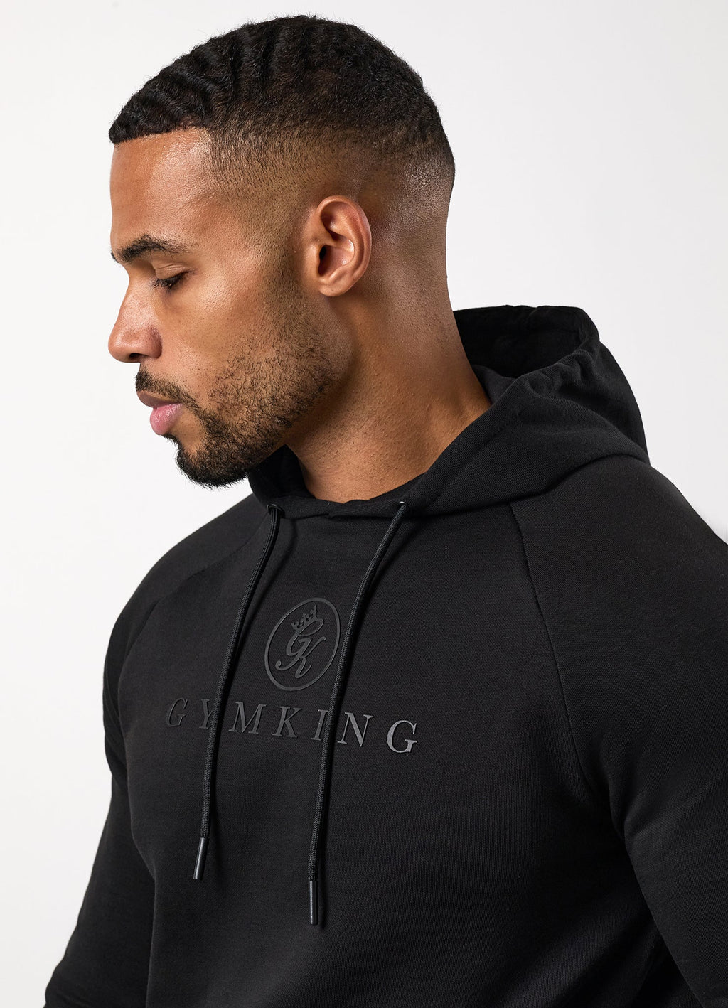 Gym King Pro Hoodie - Black/Black