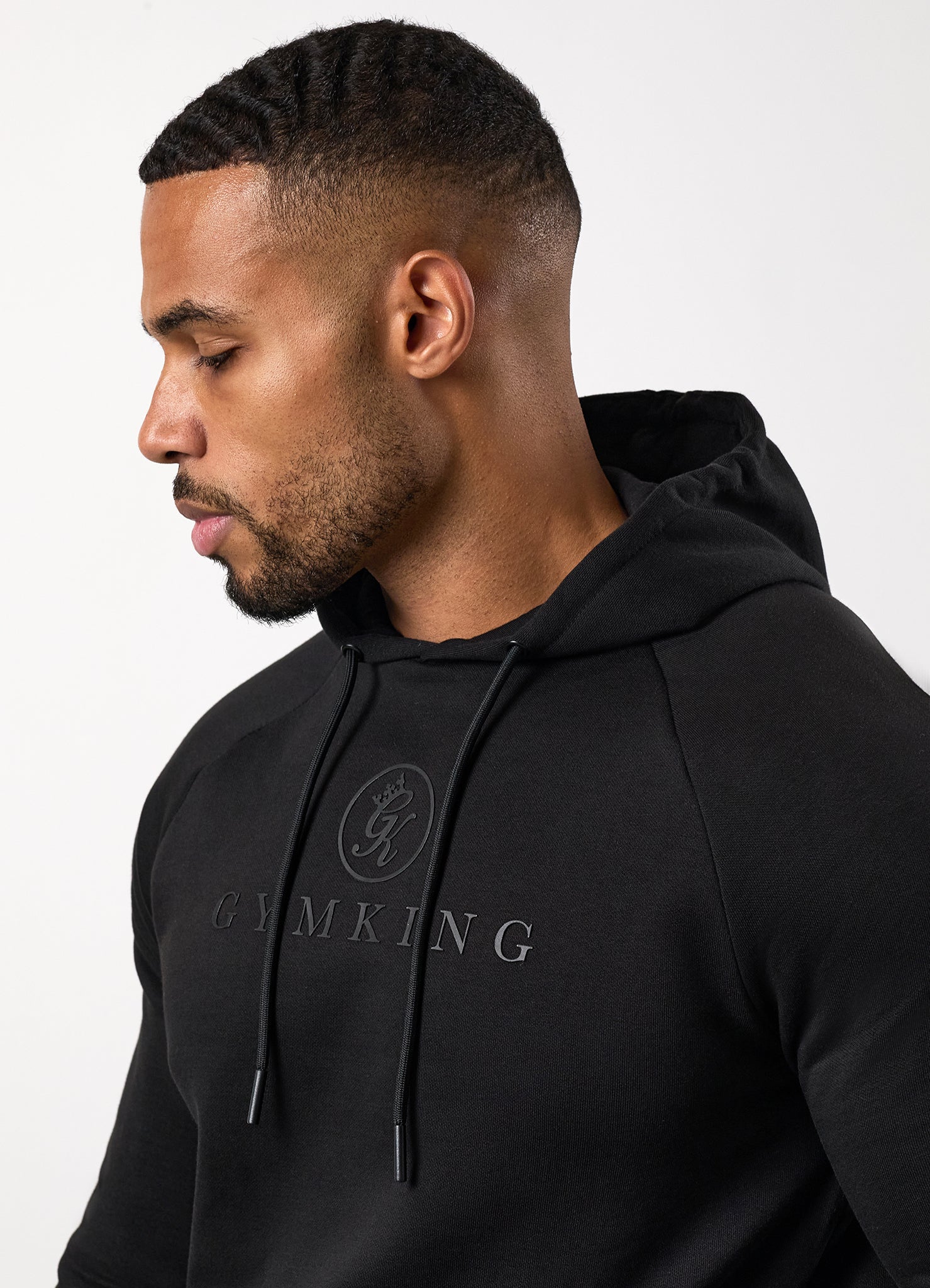 Gym King Pro Hoodie - Black/Black