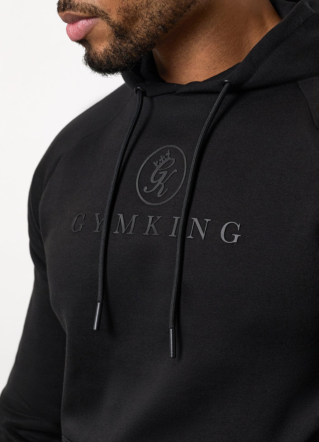 Gym King Pro Hoodie - Black/Black