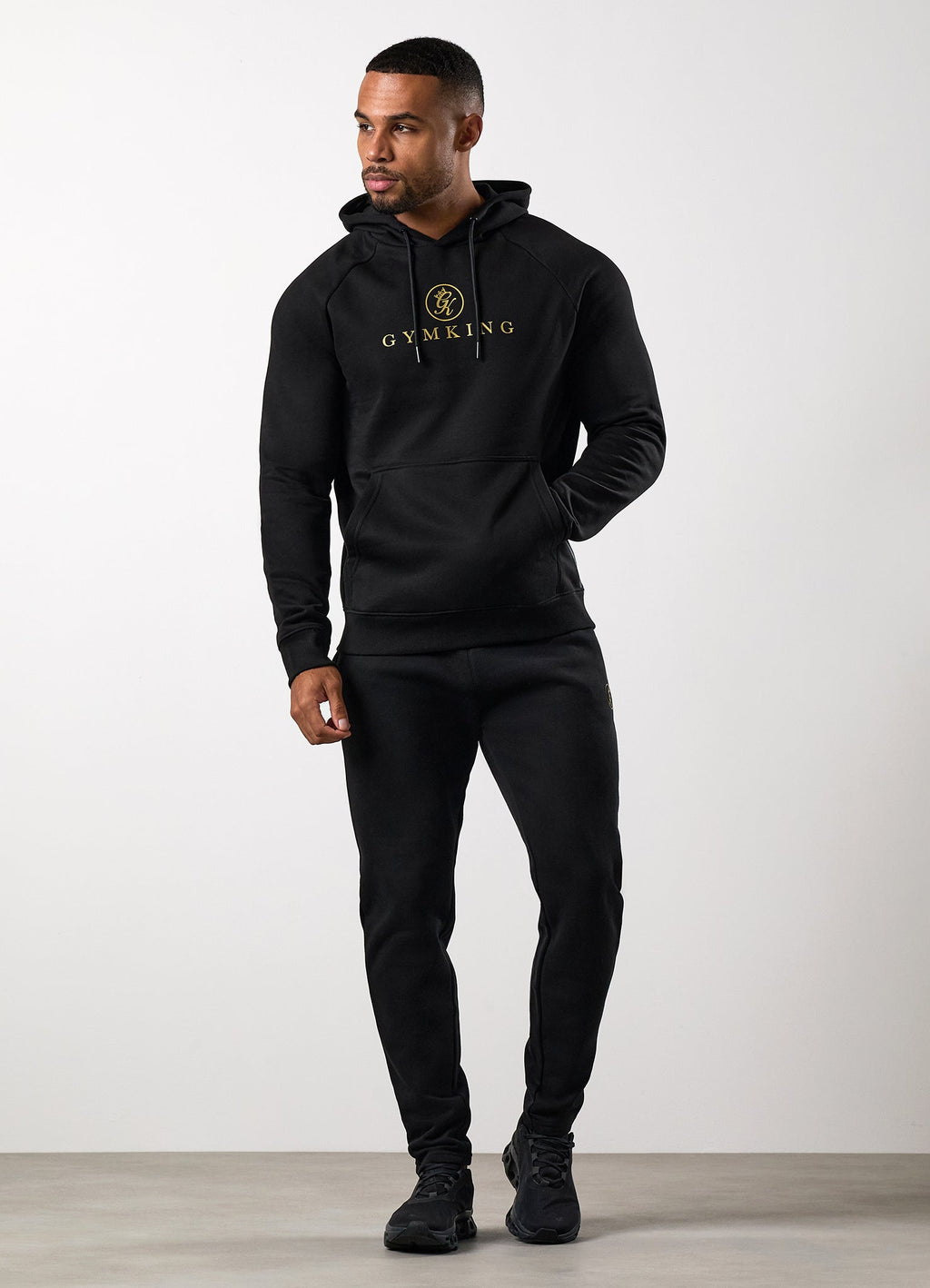 Gym King Pro Hoodie - Black/Gold