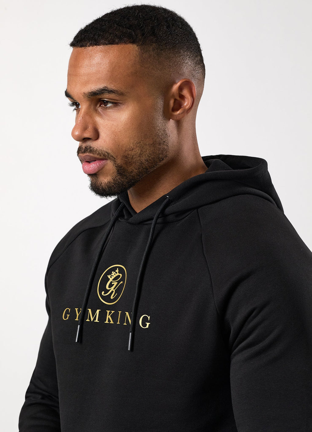 Gym King Pro Hoodie - Black/Gold