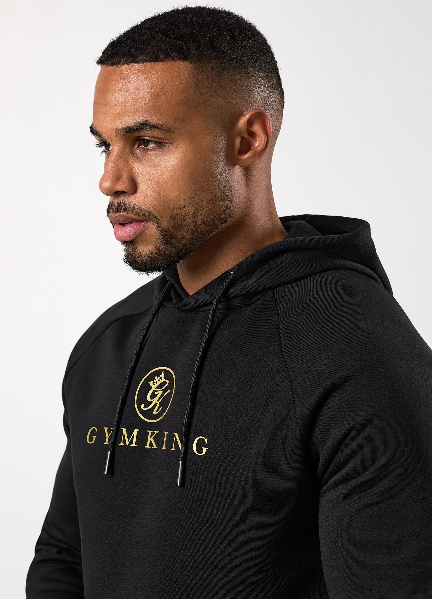 Gym King Pro Hoodie - Black/Gold