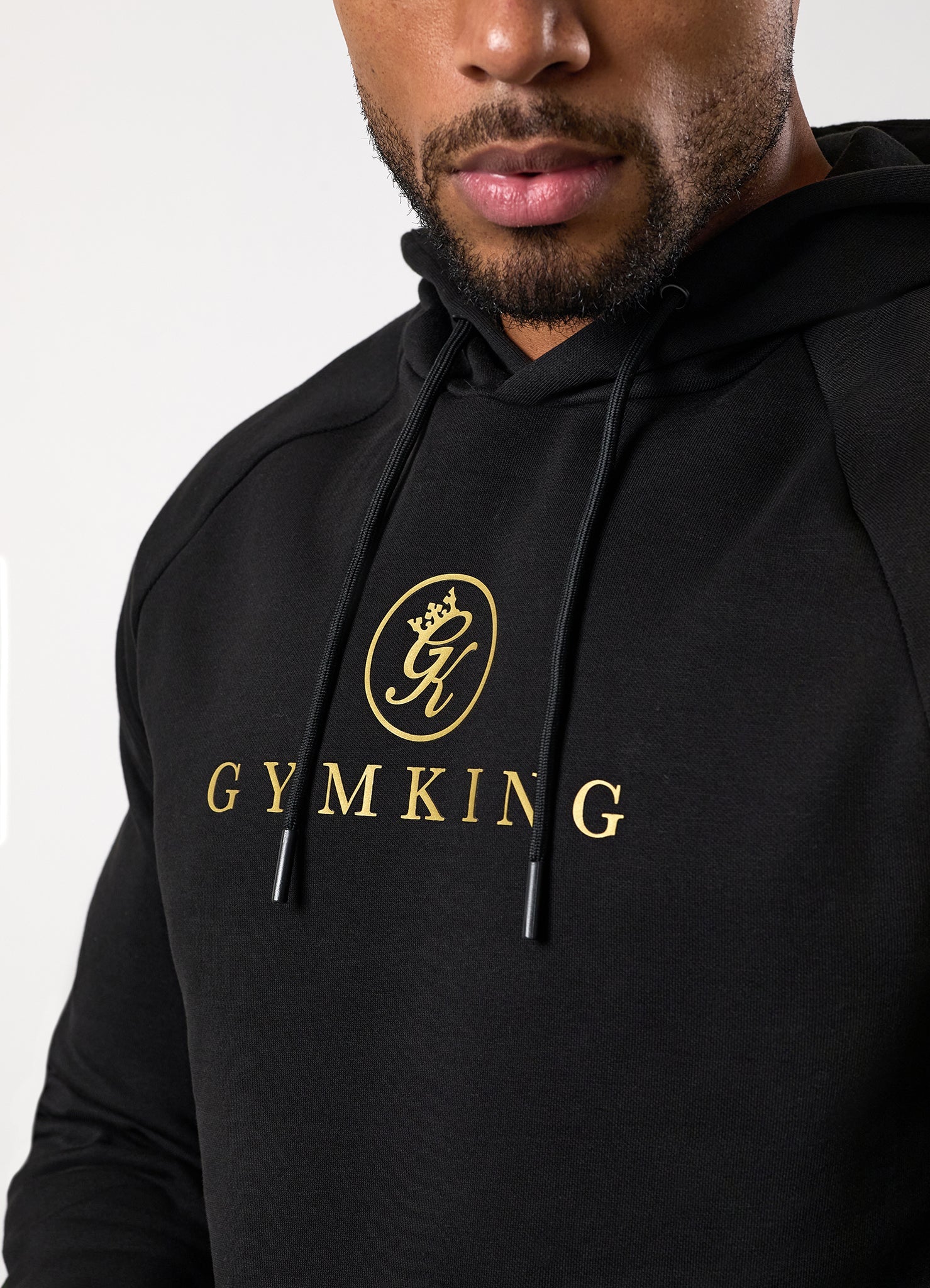 Gym King Pro Hoodie - Black/Gold