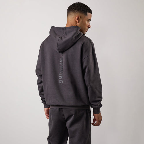 Gym King Aventus Fleece Hoodie - Dark Pewter
